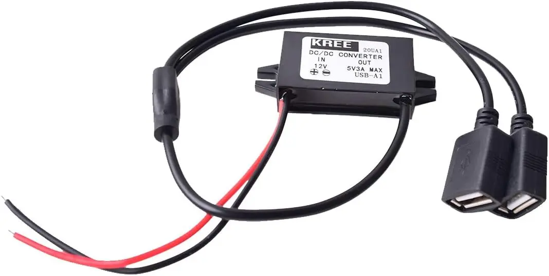 Car Hard Wire Charger, 12V to 5V Dual USB Female Port Charging Cable Direct Link Hard Wired Step Down Converter Power Supply for Dash Camera Car DVR GPS
Car Hard Wire Charger, 12V to 5V Dual USB Female Port Charging Cable Direct Link Hard Wired Step Down Converter Power Supply for Dash Camera Car DVR GPS