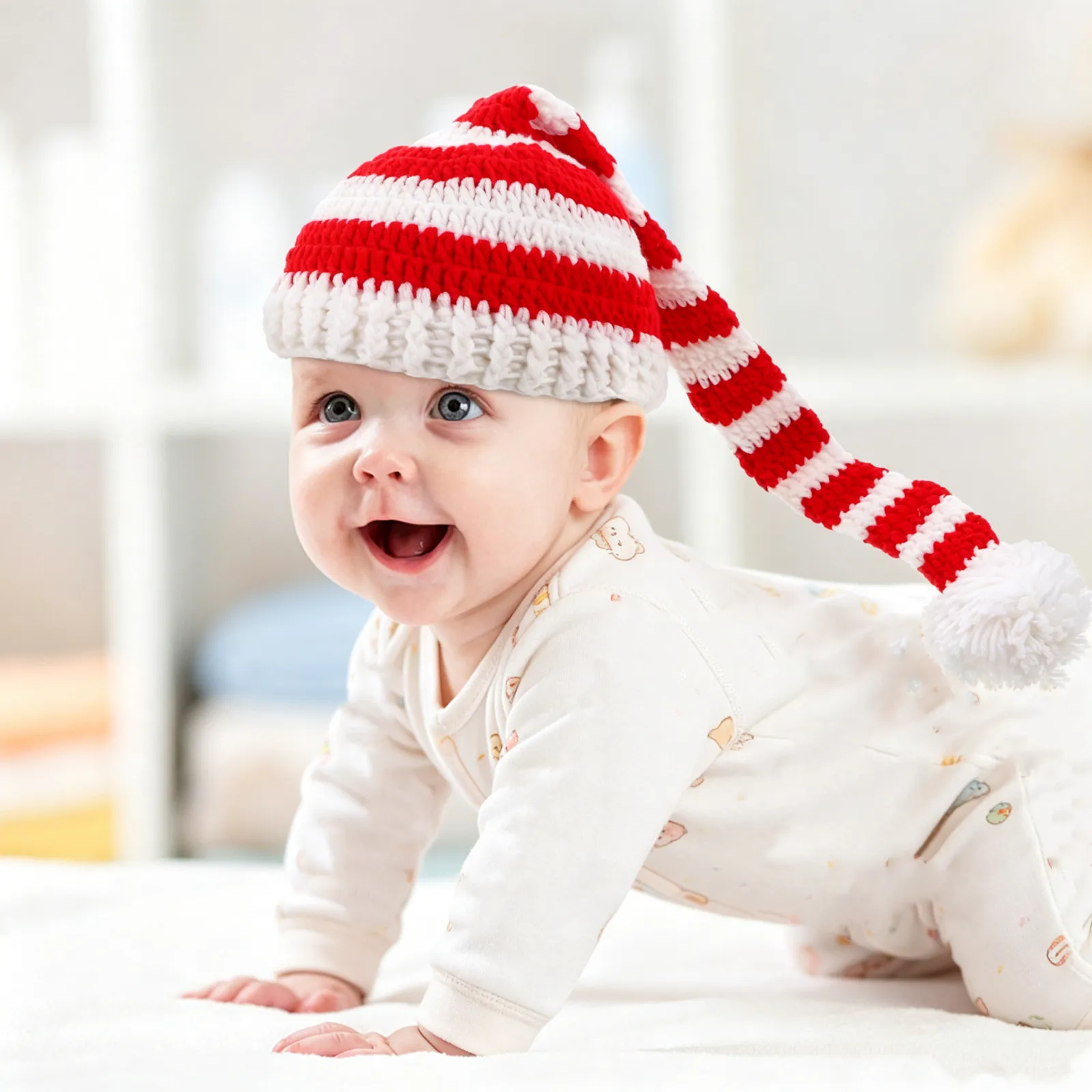 1Pcs Baby Christmas Long Tail Hat Premium Breathable Soft Material Infant Photo Prop for Newborn Photography Xmas Festival Hat
1Pcs Baby Christmas Long Tail Hat Premium Breathable Soft Material Infant Photo Prop for Newborn Photography Xmas Festival Hat
