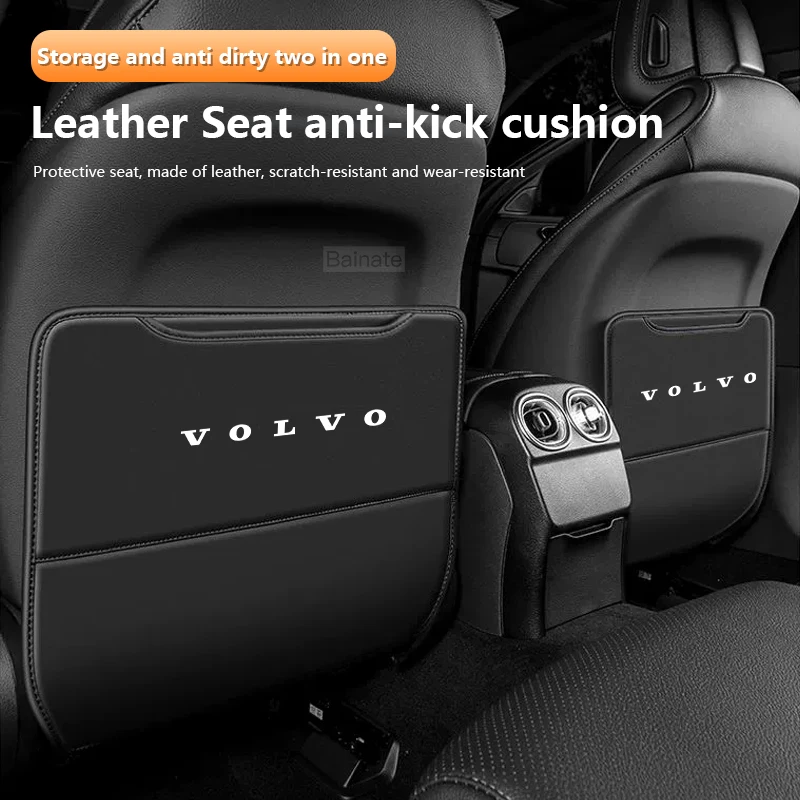 Car Seat Back Storage Bag Seat Rear Anti-wear Backrest Protection Anti-kick Pad For VOLVO XC40 XC60 XC90 V40 V60 V90 C30 S60 S90
Car Seat Back Storage Bag Seat Rear Anti-wear Backrest Protection Anti-kick Pad For VOLVO XC40 XC60 XC90 V40 V60 V90 C30 S60 S90