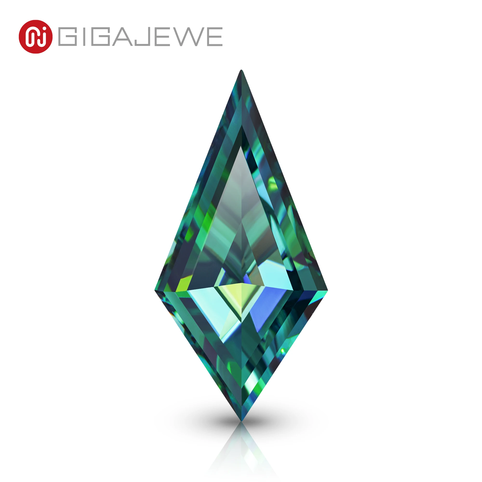GIGAJEWE Moissanite Handmade Kite Cut Green Color FL Premium Gems Loose Diamond Test Passed Gemstone For Jewelry Making
GIGAJEWE Moissanite Handmade Kite Cut Green Color FL Premium Gems Loose Diamond Test Passed Gemstone For Jewelry Making