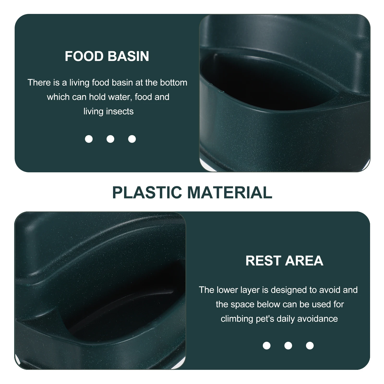 2Pcs Reptile Hide Food Water Bowl Plastic Tortoise Feeding Cave Reptile Pet Hiding Cave Craft Decoration Snake Hide
2Pcs Reptile Hide Food Water Bowl Plastic Tortoise Feeding Cave Reptile Pet Hiding Cave Craft Decoration Snake Hide