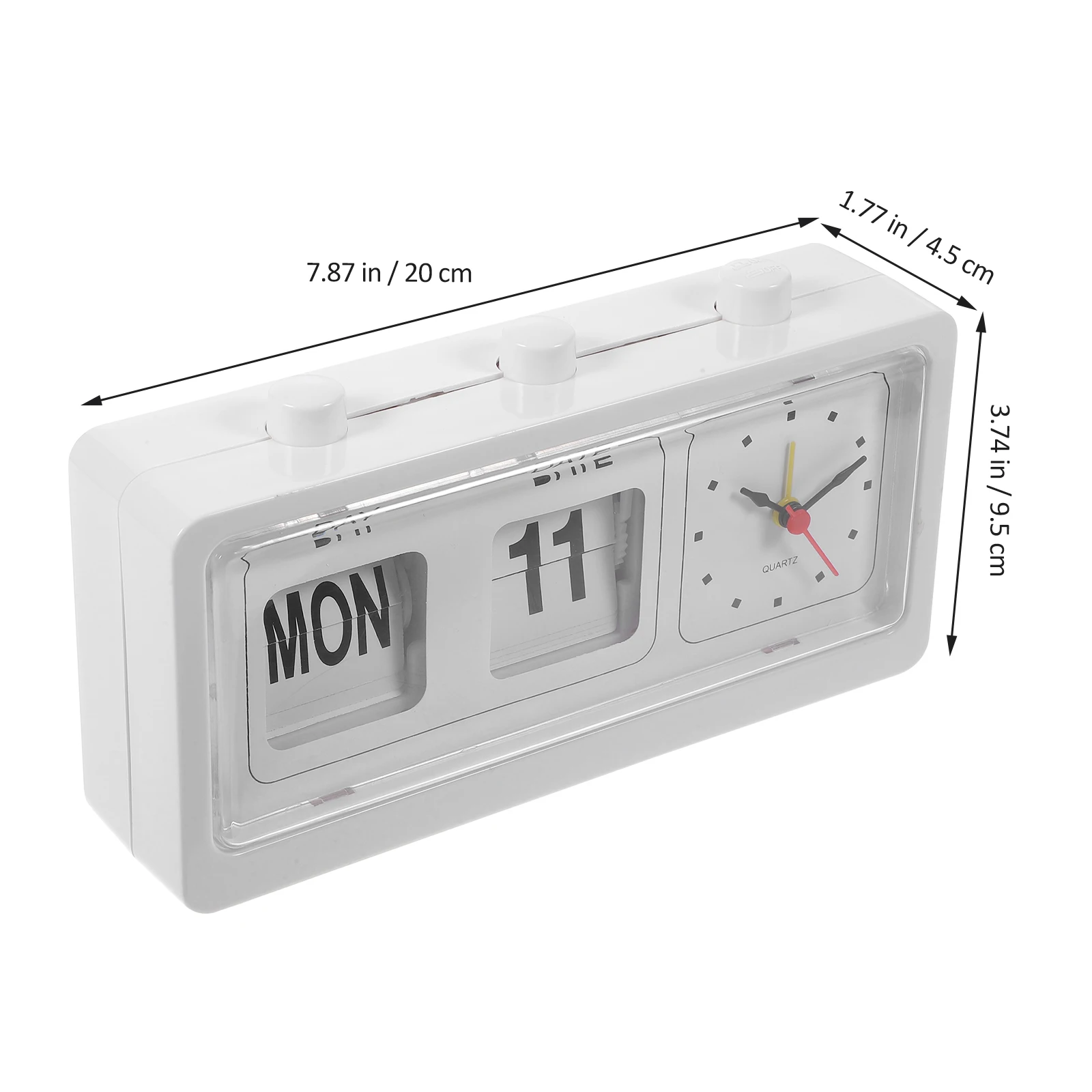 Home Use Time Manual Control Date Week Display Alarm Simple Fashionable Clock White For Bedroom Office Decor Wall Hanging Analog
Home Use Time Manual Control Date Week Display Alarm Simple Fashionable Clock White For Bedroom Office Decor Wall Hanging Analog