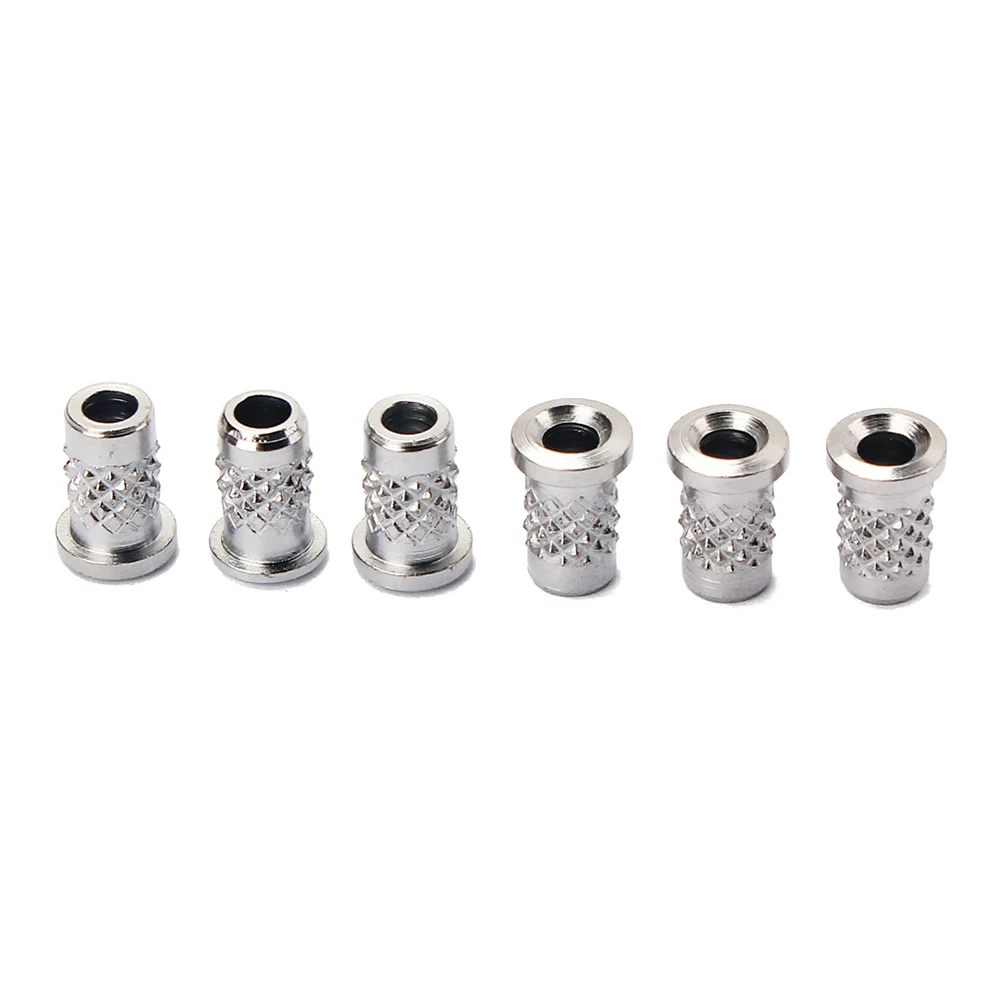 6pcs Threaded Guitar String Caps Mounting Buckles Through Body Ferrules For Bass Bullet Strings Compatible Flush Mount Bushings
6pcs Threaded Guitar String Caps Mounting Buckles Through Body Ferrules For Bass Bullet Strings Compatible Flush Mount Bushings