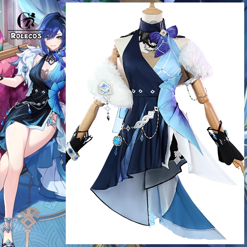 ROLECOS Game Genshin Impact Yelan Cosplay Costume Tranquil Banquet Yelan Halloween Women Dress Party Role Play Outfit New Skin
ROLECOS Game Genshin Impact Yelan Cosplay Costume Tranquil Banquet Yelan Halloween Women Dress Party Role Play Outfit New Skin
