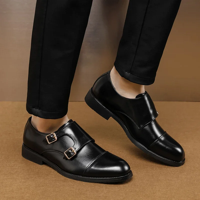Spring Fashion Moccasins Soft Breathable Man Business Formal Wedding Black Double Button Loafers Casual Leather Men Casual Shoes
Spring Fashion Moccasins Soft Breathable Man Business Formal Wedding Black Double Button Loafers Casual Leather Men Casual Shoes