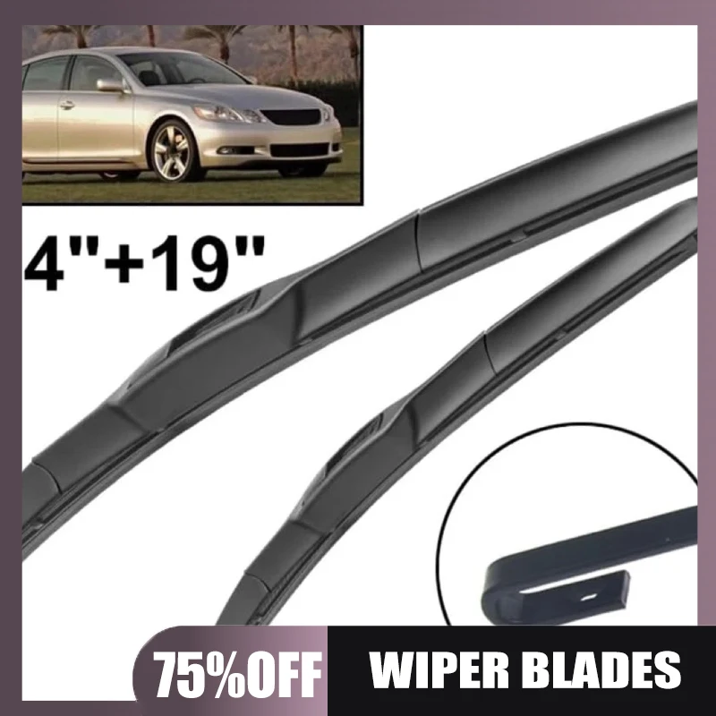 Suitable for Lexus GS300 2005-2006 24 +19 wipers
Suitable for Lexus GS300 2005-2006 24 +19 wipers