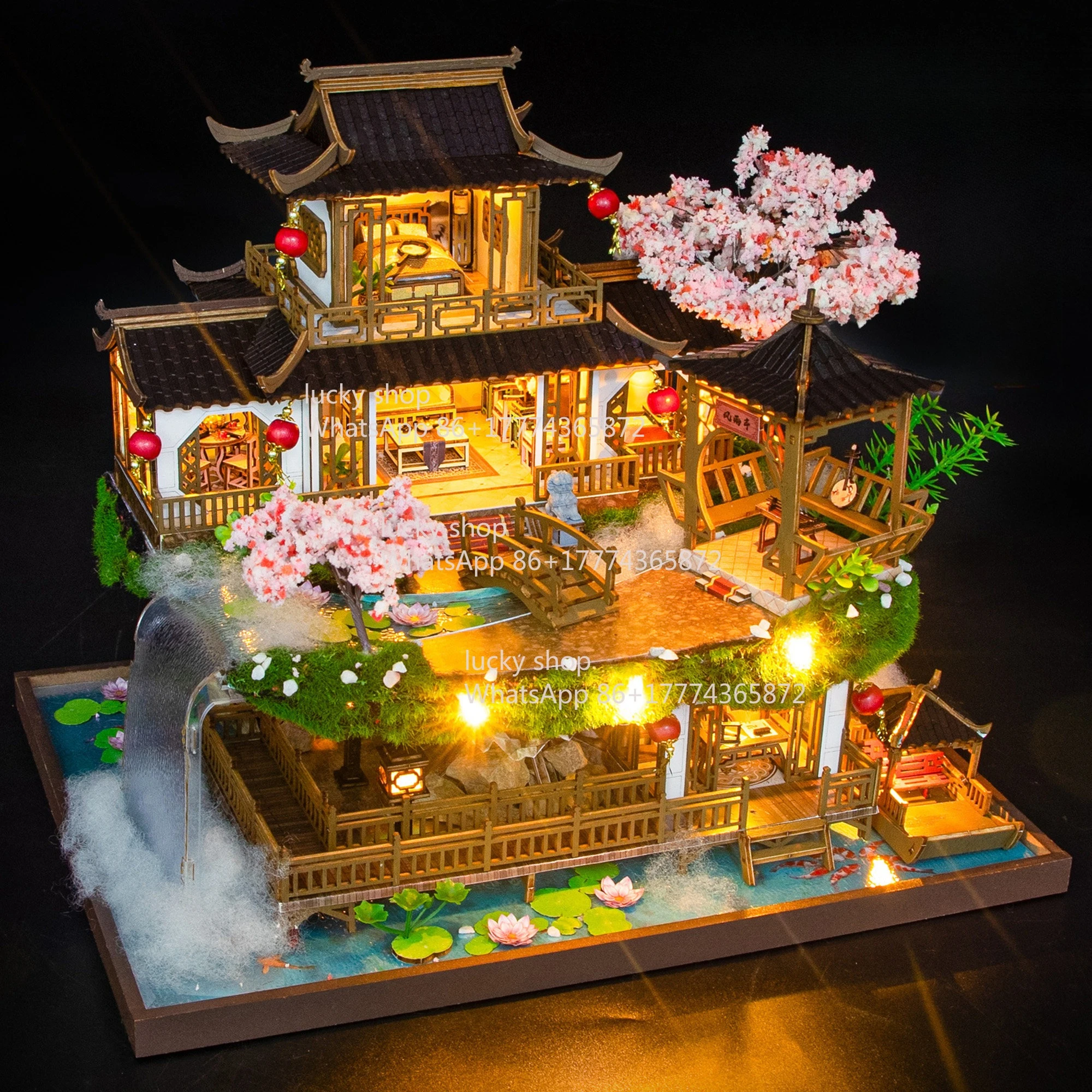 New Arrival Fairyland Ancient Town Villa Model, DIY Handmade Wooden Architectural House Ornament, Creative Birthday Gift
New Arrival Fairyland Ancient Town Villa Model, DIY Handmade Wooden Architectural House Ornament, Creative Birthday Gift