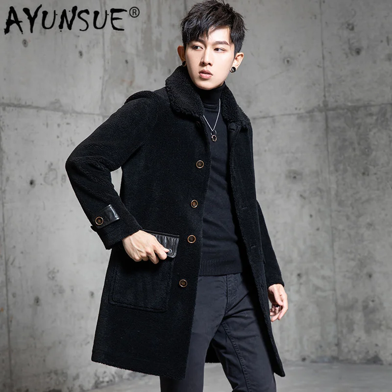Real Fur Coat Men Autumn Winter 100% Wool Jacket Long Sheep Shearling Coats and Jackets Fashion 2024 Ym006 KJ3854
Real Fur Coat Men Autumn Winter 100% Wool Jacket Long Sheep Shearling Coats and Jackets Fashion 2024 Ym006 KJ3854
