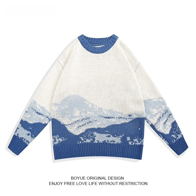 Boyue Casual round Ne Snow Mountain Color Blo Men's Knitted Sweater Warm Trendy Autumn Winter Youth Vitali Sle Long S...
Boyue Casual round Ne Snow Mountain Color Blo Men's Knitted Sweater Warm Trendy Autumn Winter Youth Vitali Sle Long S...