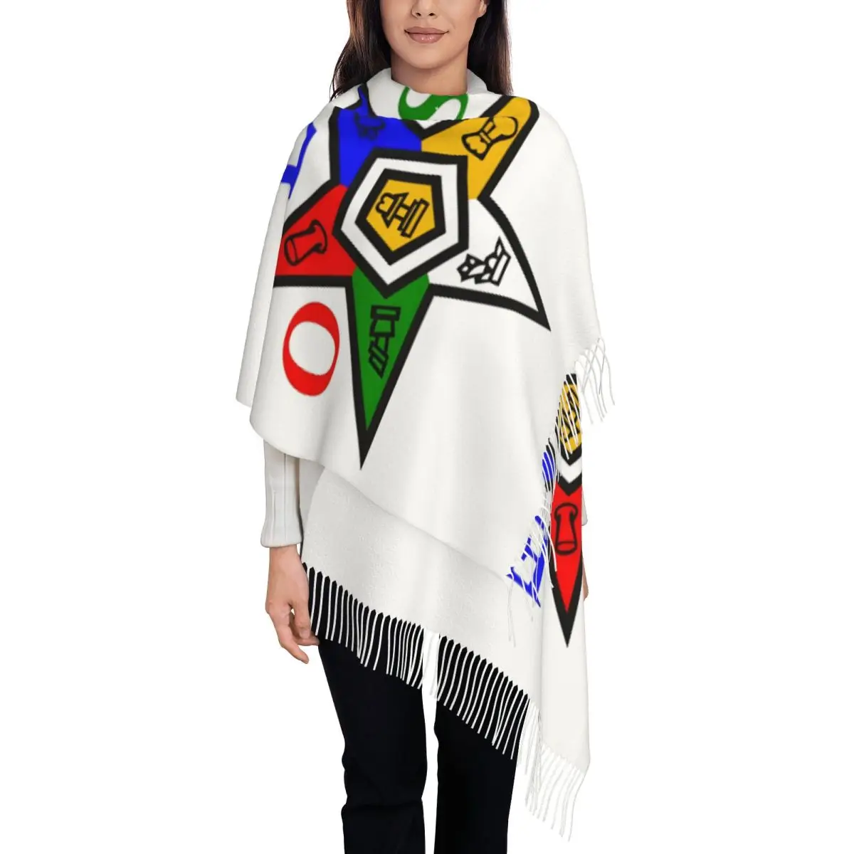 Индивидуальный принт Oes Орден Восточных звезд шарф для мужчин и женщин зимние теплые шарфы шаль 
Индивидуальный принт Oes Орден Восточных звезд шарф для мужчин и женщин зимние теплые шарфы шаль