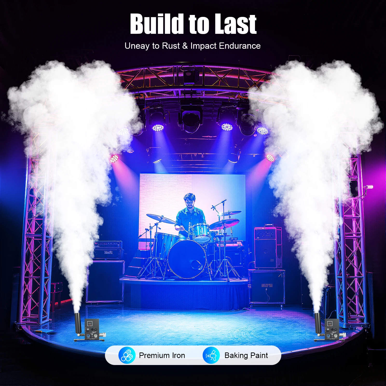 Industrial-Grade Carbon Dioxide Smoke Machine with 19.68ft Hose, Dual Nozzle System, Ideal for Special Events and Stage
Industrial-Grade Carbon Dioxide Smoke Machine with 19.68ft Hose, Dual Nozzle System, Ideal for Special Events and Stage