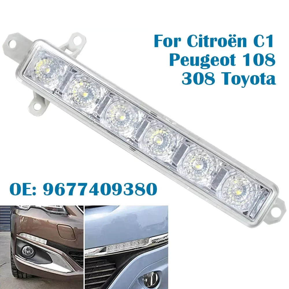 For Citroen C1 Citroen C3 Car DRL 6LED Daytime Running 12V Lights Lamp 9677409380 9802795580 PG2044330 814300H010 045448 044862
For Citroen C1 Citroen C3 Car DRL 6LED Daytime Running 12V Lights Lamp 9677409380 9802795580 PG2044330 814300H010 045448 044862