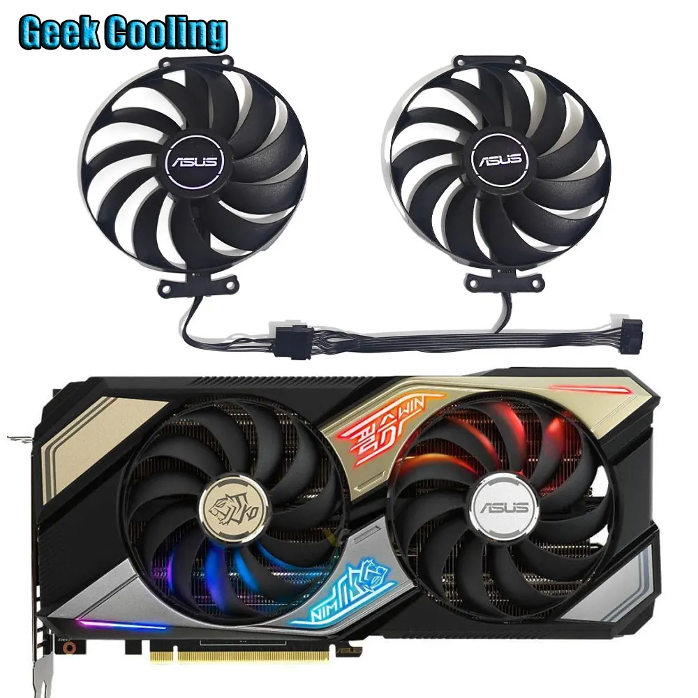 NEW 2FAN 95MM 7PIN FDC10U12S9-C CF1010U12S T129215SU Video card cooling fan,For ASUS RTX 3060、RTX 3060TI、RTX 3070
NEW 2FAN 95MM 7PIN FDC10U12S9-C CF1010U12S T129215SU Video card cooling fan,For ASUS RTX 3060、RTX 3060TI、RTX 3070