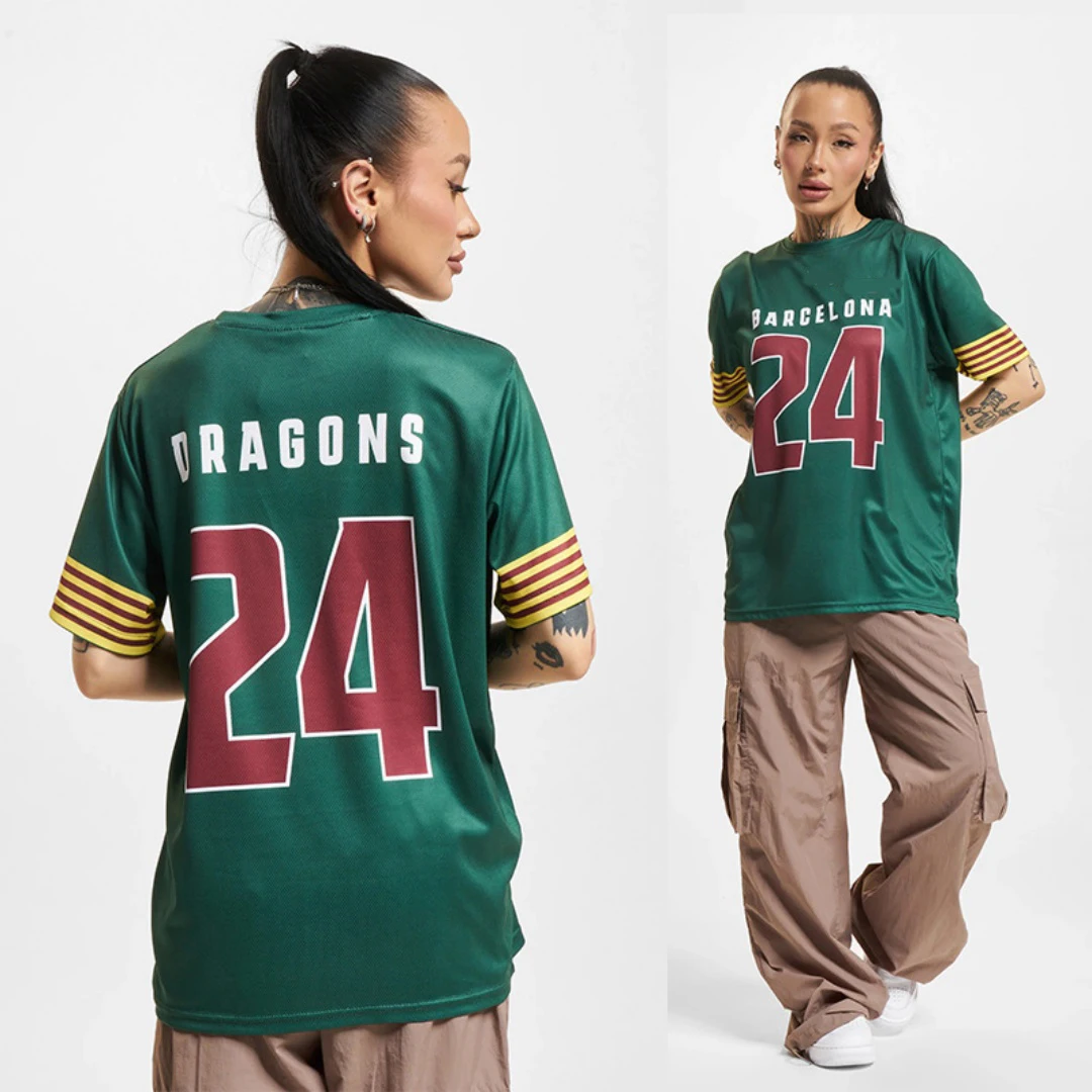 Летняя модная футболка, версия Джерси, модная свободная спортивная одежда, тайская версия, Джерси, футболка Y2k, свободная, удобная и быстросохнущая
Летняя модная футболка, версия Джерси, модная свободная спортивная одежда, тайская версия, Джерси, футболка Y2k, свободная, удобная и быстросохнущая