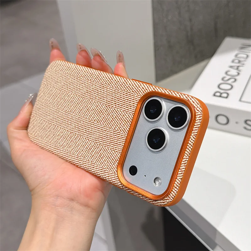 Original Frosted Solid Color Magnetic Shockproof Case For iPhone 15 16 17 Pro Max Woven FabricFor Magsafe Wireless ChargingCover
Original Frosted Solid Color Magnetic Shockproof Case For iPhone 15 16 17 Pro Max Woven FabricFor Magsafe Wireless ChargingCover