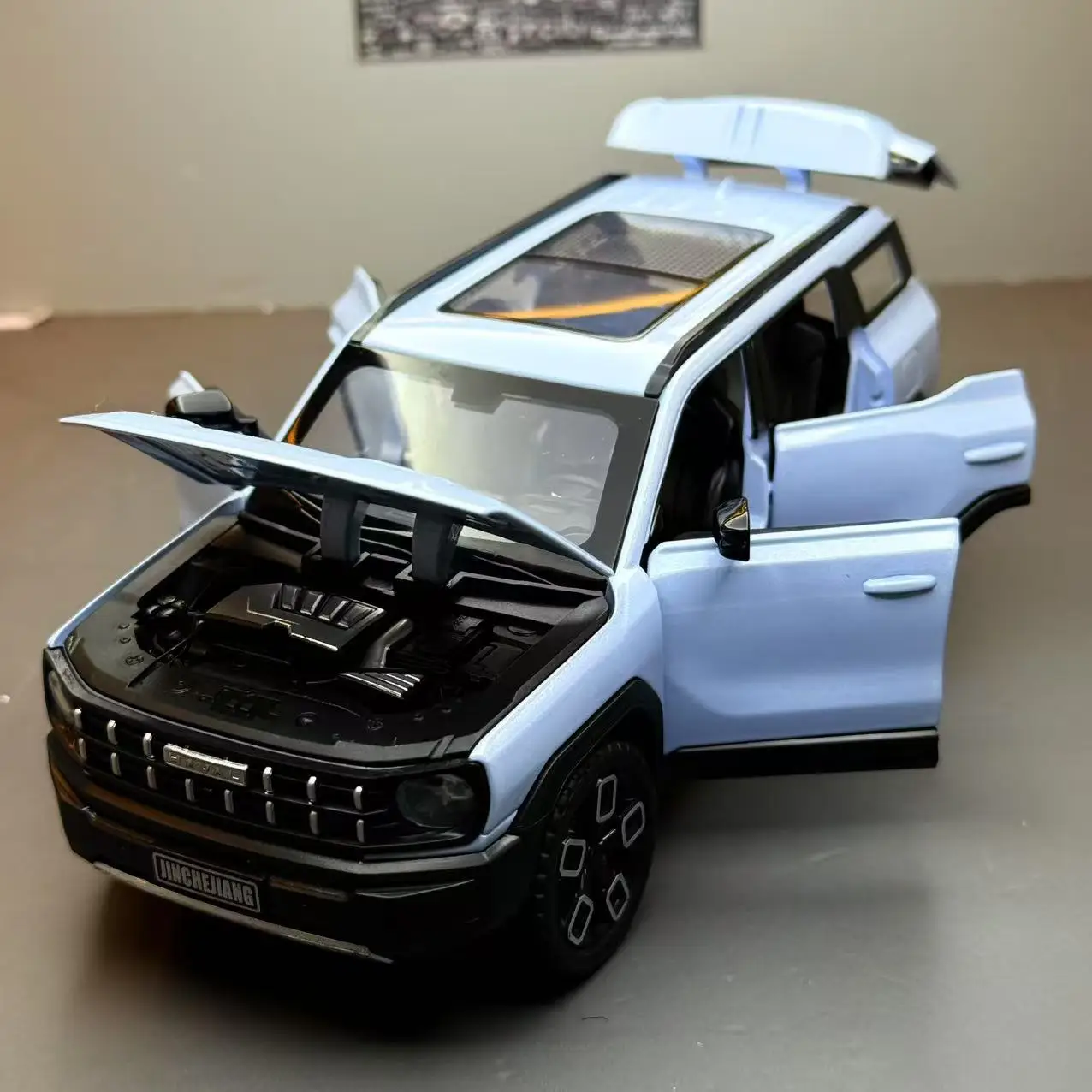 1:24 Haval X-DOG SUV Alloy Car Model Diecasts Metal Off-road Vehicles Car Model Sound and Light Simulation Collection Kids Gifts
1:24 Haval X-DOG SUV Alloy Car Model Diecasts Metal Off-road Vehicles Car Model Sound and Light Simulation Collection Kids Gifts