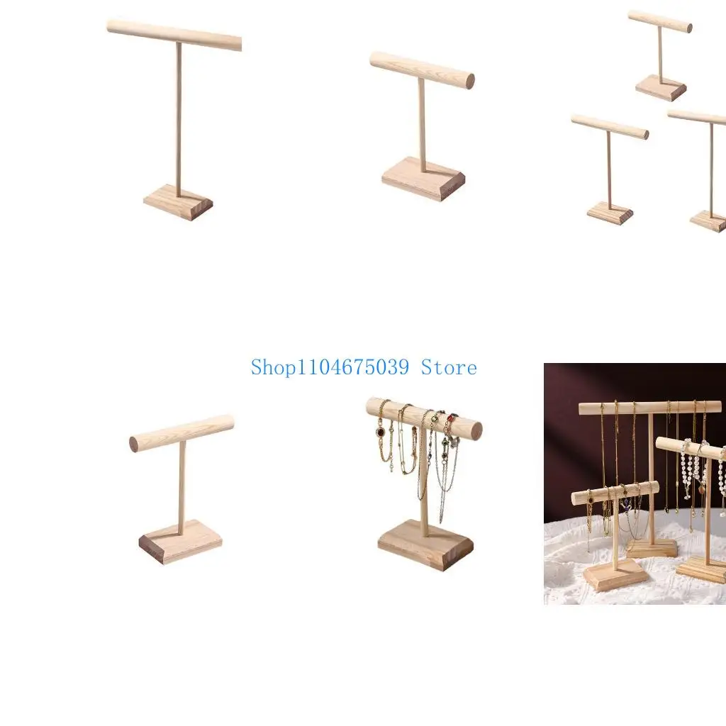 5asd Large Wooden Jewelry Display Stand for Bracelets and Bangles Hair Band Storage Rack for Storefronts and Craft Fairs
5asd Large Wooden Jewelry Display Stand for Bracelets and Bangles Hair Band Storage Rack for Storefronts and Craft Fairs