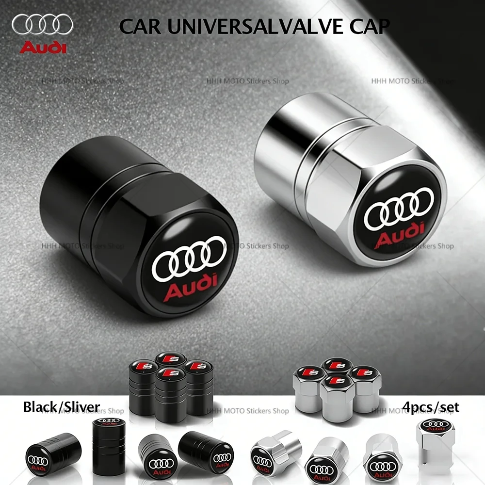 4Pcs/Set Car Wheel Tire Valve Caps Metal Stem Cover For Audi Sline A3 A1 A4 B8 B7 A6 C7 A5 A7 A8 B9 B6 C6 Q2 Q3 Q5 Q7 Q8 TT
4Pcs/Set Car Wheel Tire Valve Caps Metal Stem Cover For Audi Sline A3 A1 A4 B8 B7 A6 C7 A5 A7 A8 B9 B6 C6 Q2 Q3 Q5 Q7 Q8 TT