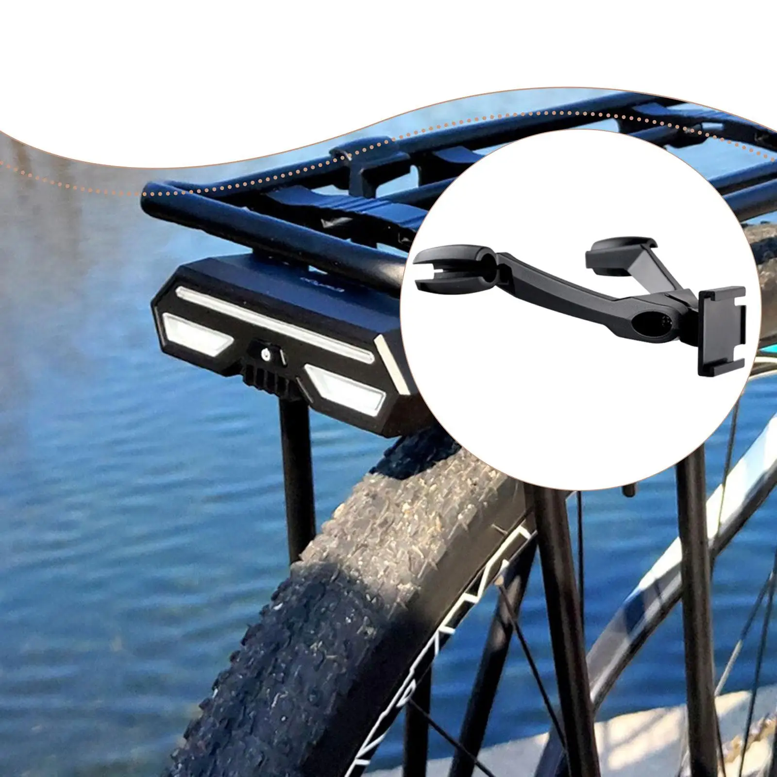 Tail Lights Link Carrier Bike Taillight Bracket Taillight Rack Mount for Mountain Road Bike
Tail Lights Link Carrier Bike Taillight Bracket Taillight Rack Mount for Mountain Road Bike