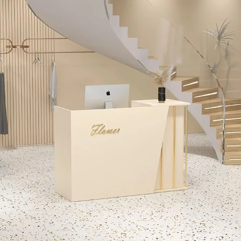 Beauty Simple Office Reception Desks Clothing Store Front Desk Cashier Small Bar Table Luxury Salon Reception Desk Modern
Beauty Simple Office Reception Desks Clothing Store Front Desk Cashier Small Bar Table Luxury Salon Reception Desk Modern