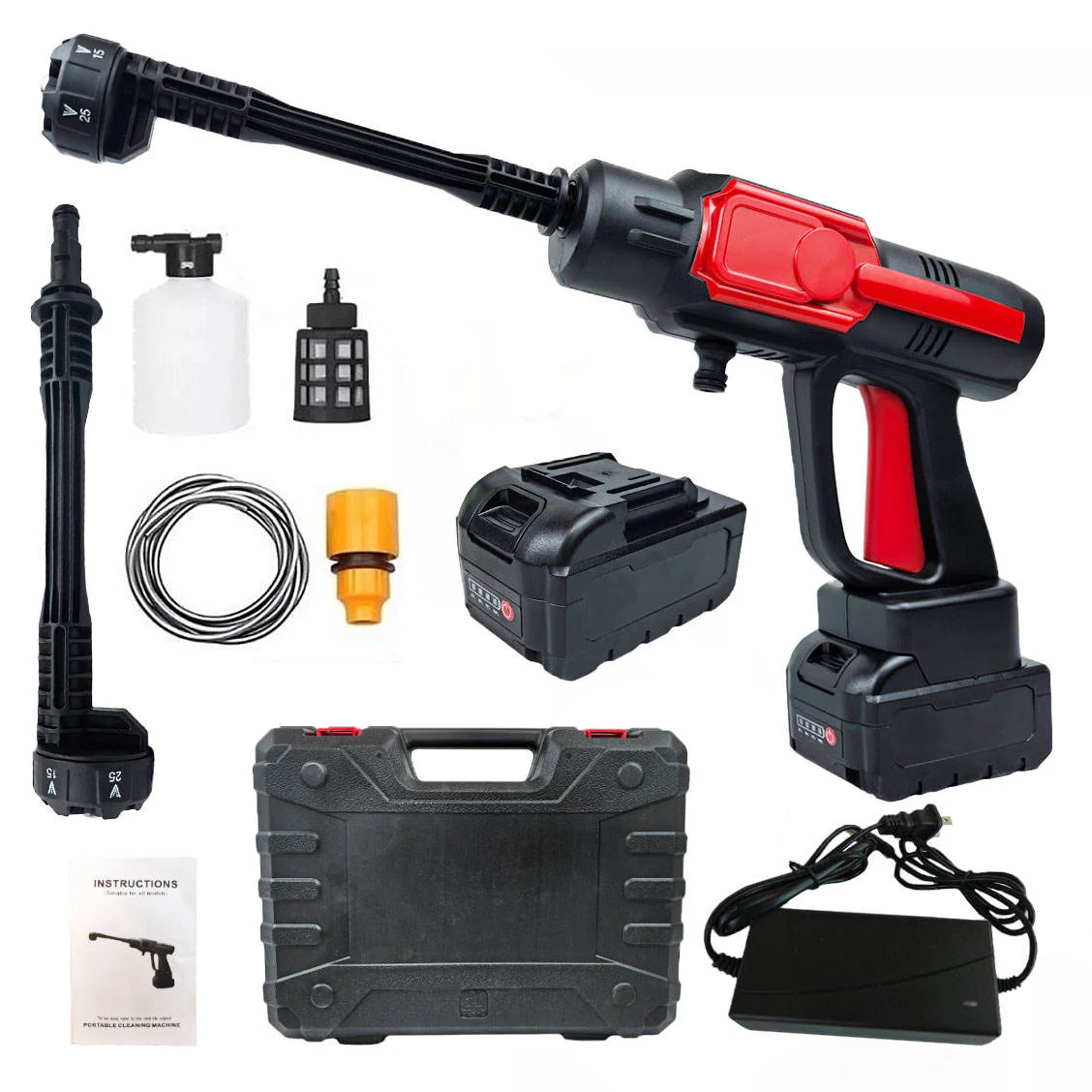Best-selling new design portable lithium battery cleaner 2025, high-quality cordless water gun for car cleaning
Best-selling new design portable lithium battery cleaner 2025, high-quality cordless water gun for car cleaning