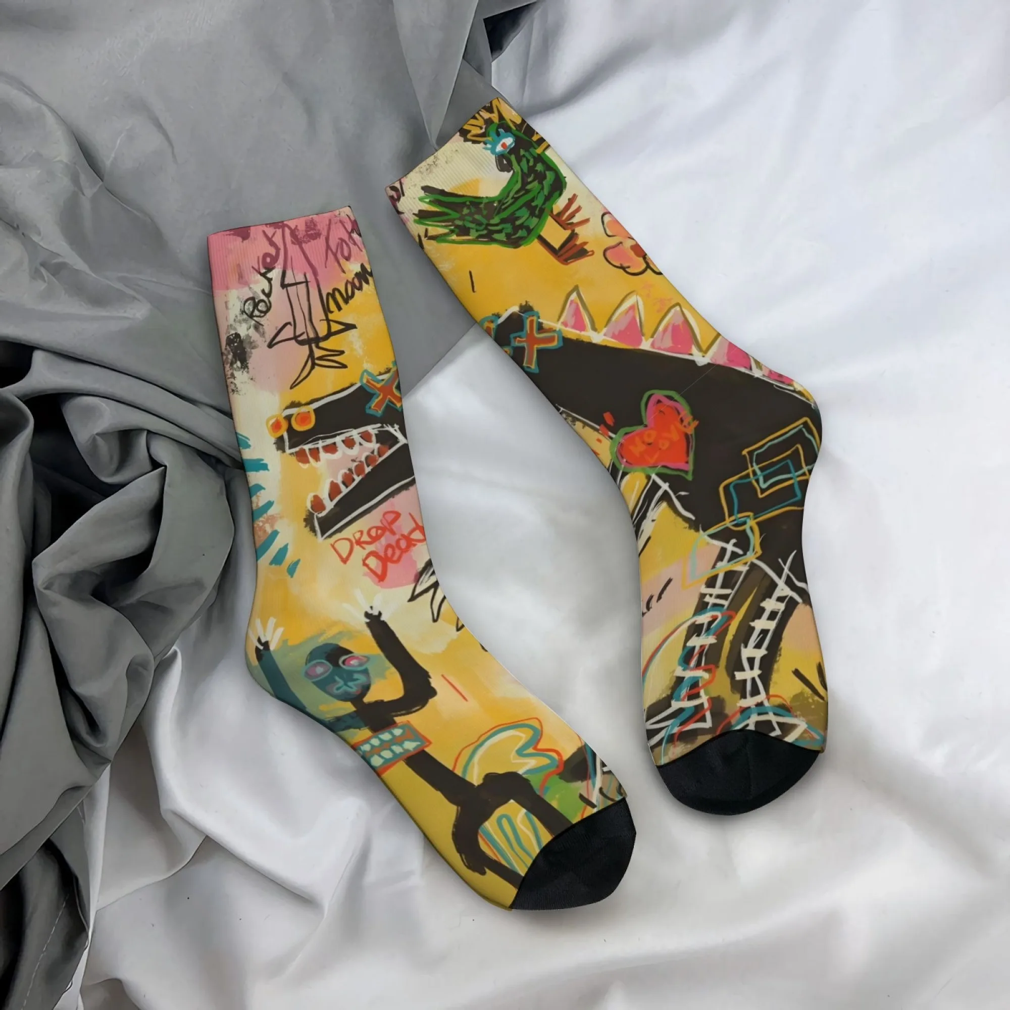 Abstract Street Graffiti Art Hip-Hop Socks Novelty Funny Happy Men's Socks Retro Style Breathable Non-Slip Casual Sports Socks
Abstract Street Graffiti Art Hip-Hop Socks Novelty Funny Happy Men's Socks Retro Style Breathable Non-Slip Casual Sports Socks