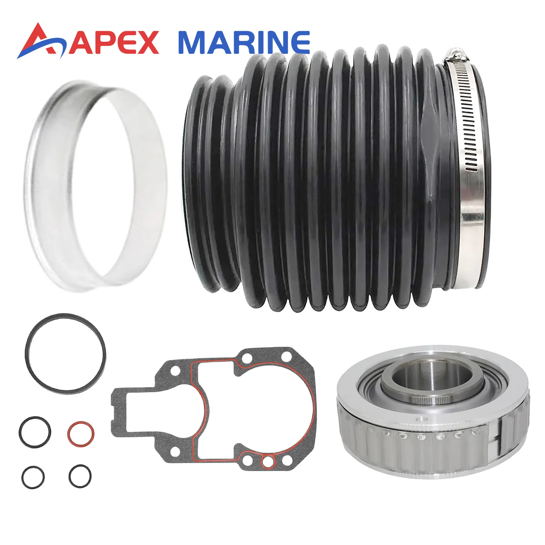 OEM Transom Repair Kit 86840A05 Bellows 30-60794A4 Gimbal Bearing 27-94996Q2 Gasket for MerCruiser Alpha Bravo R MR Overhaul Set
OEM Transom Repair Kit 86840A05 Bellows 30-60794A4 Gimbal Bearing 27-94996Q2 Gasket for MerCruiser Alpha Bravo R MR Overhaul Set