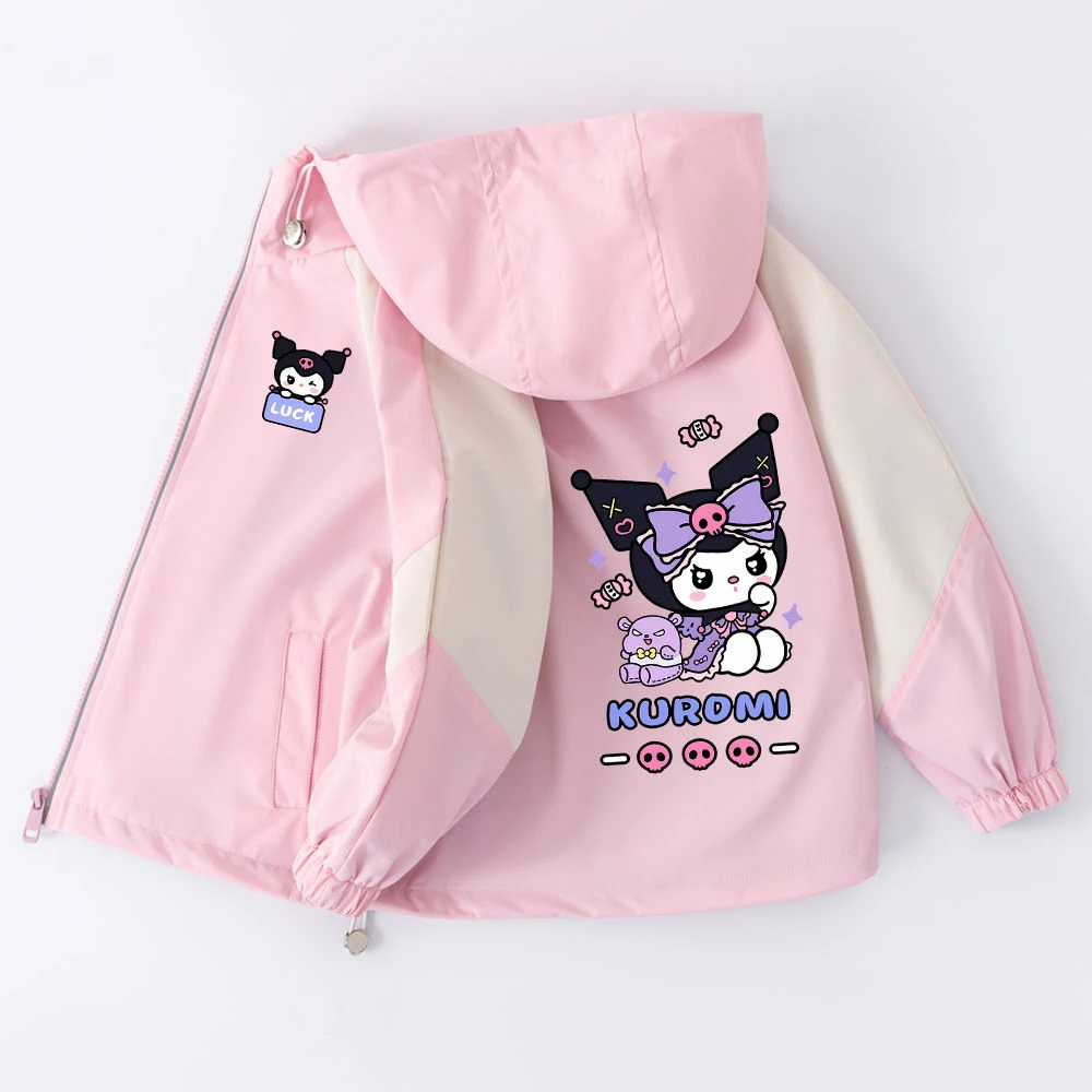 Kawaii Sanrio Kuromi для девочек уличная спортивная куртка ветровка мультфильм аниме куртка на молнии пальто весна осень одежда для детей
Kawaii Sanrio Kuromi для девочек уличная спортивная куртка ветровка мультфильм аниме куртка на молнии пальто весна осень одежда для детей