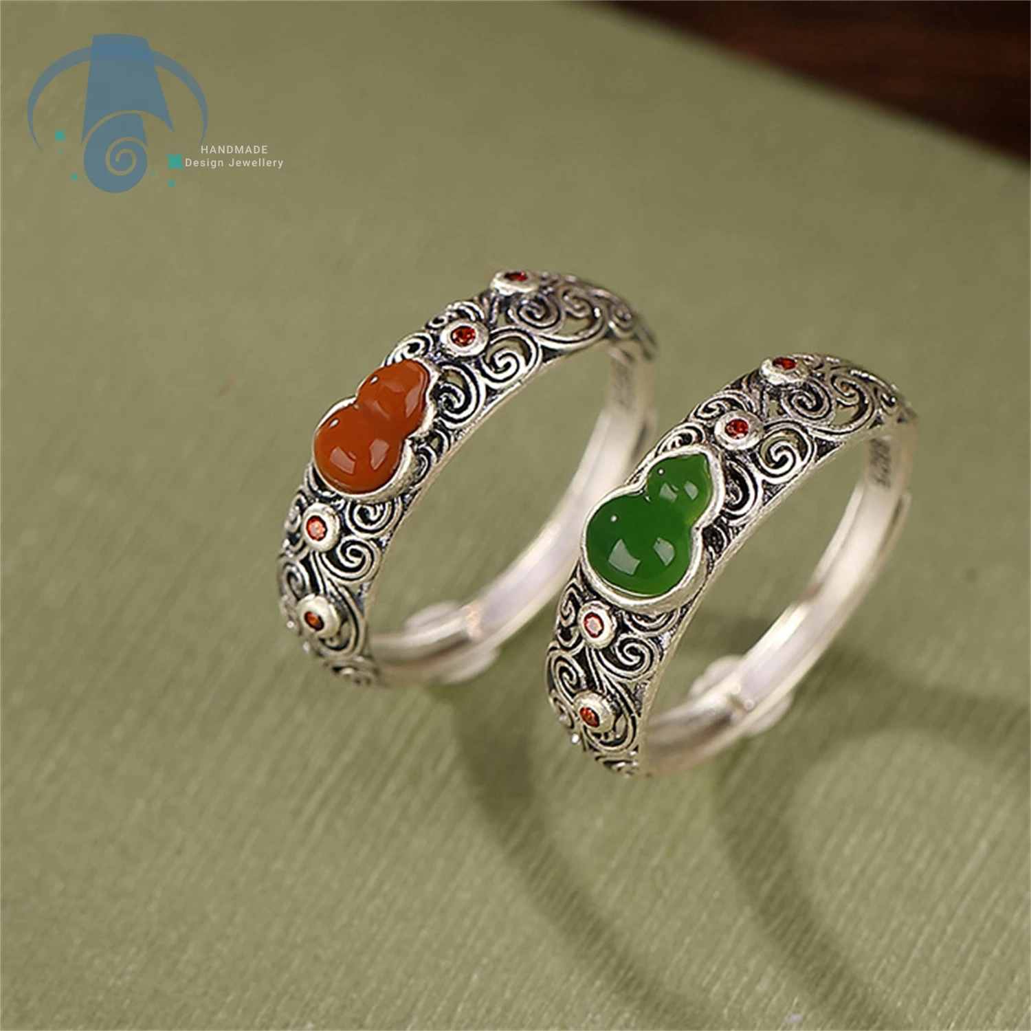 New Chinese Auspicious Cloud Gourd Ring Retro Silver Adjustable Open Comfort Fit Unique Women Jewelry Gift Elegant Vintage
New Chinese Auspicious Cloud Gourd Ring Retro Silver Adjustable Open Comfort Fit Unique Women Jewelry Gift Elegant Vintage