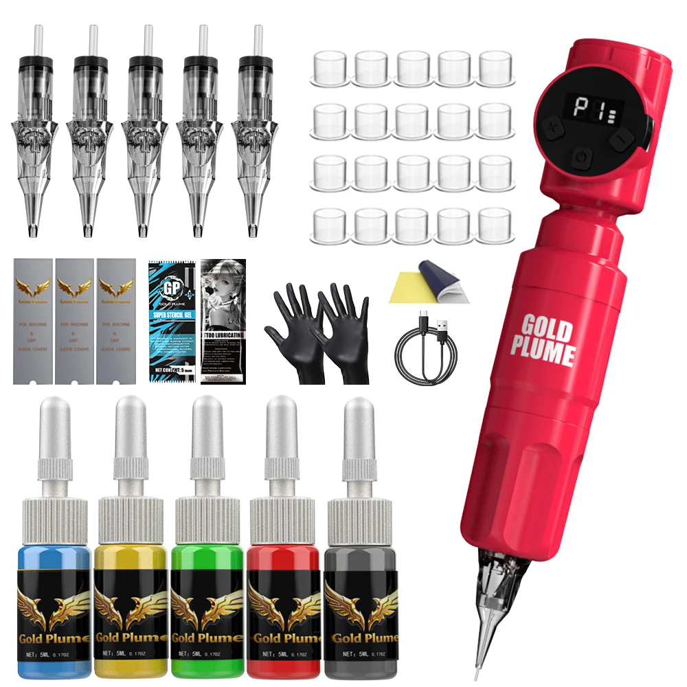 Compact Wireless Tattoo Machine Kit Rechargeable Tattoo Pen Gun with Rich Tattoo Accessories Ink Needles Complete Kit for Tattoo Practice Gifting
Compact Wireless Tattoo Machine Kit Rechargeable Tattoo Pen Gun with Rich Tattoo Accessories Ink Needles Complete Kit for Tattoo Practice Gifting