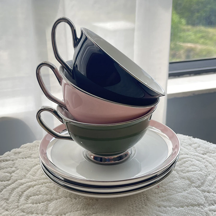 Light luxury Chinese Retro Coffee Cup, High Aesthetic Ceramic cup & dish Set, English Style Cups Exquisite Afternoon Tea Cup
Light luxury Chinese Retro Coffee Cup, High Aesthetic Ceramic cup & dish Set, English Style Cups Exquisite Afternoon Tea Cup