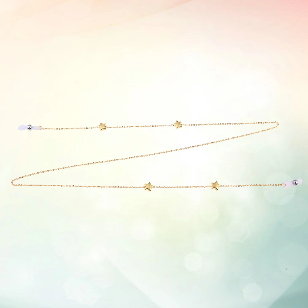 Golden Pentagram Eyeglass Chain Alloy Spectacles Cord Glasses Rope Secure Neck Strap Personalized Fashion Glasses Lanyard
Golden Pentagram Eyeglass Chain Alloy Spectacles Cord Glasses Rope Secure Neck Strap Personalized Fashion Glasses Lanyard