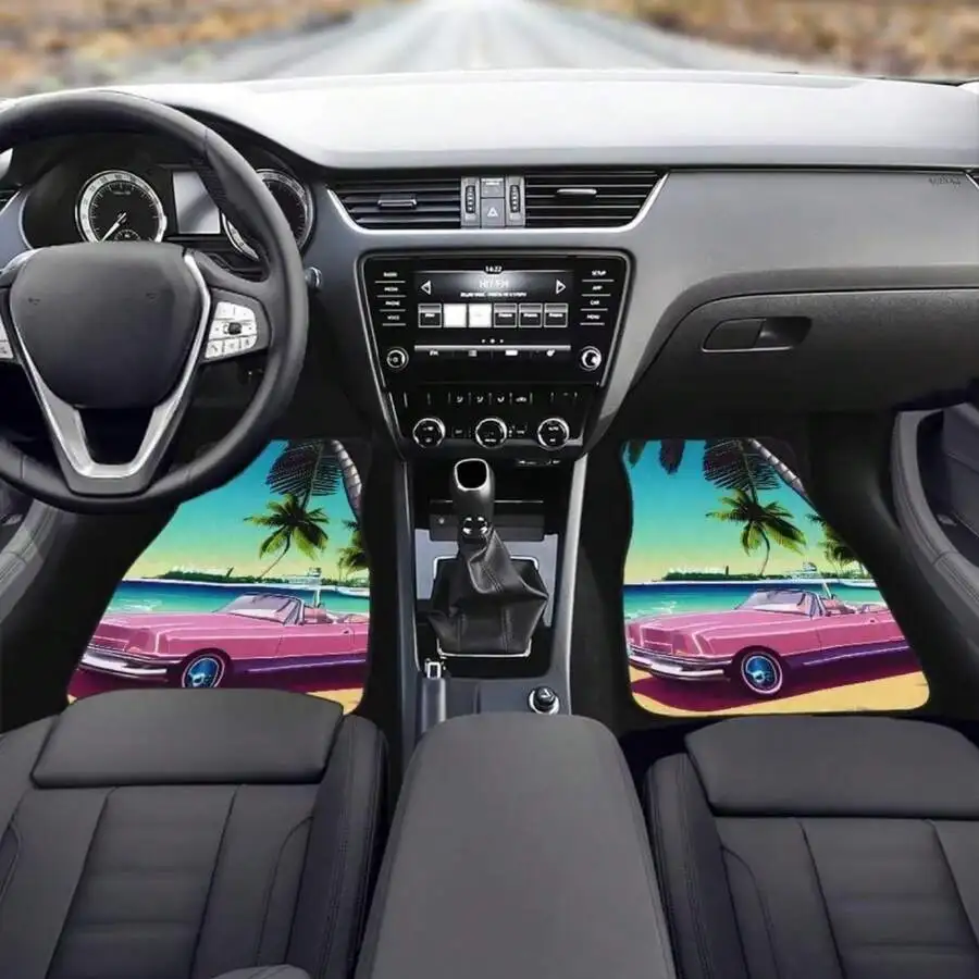 Car Floor Mats Universal For Trucks SUVs Tropical Print All Weather Protection Set Of 4
Car Floor Mats Universal For Trucks SUVs Tropical Print All Weather Protection Set Of 4