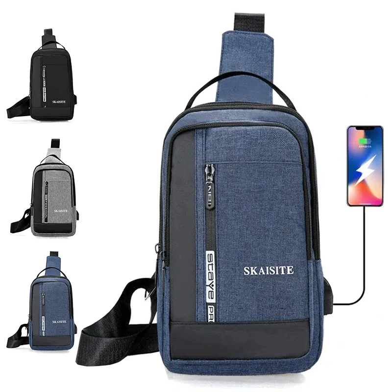 Multi Functional Men's Chest Bag with USB Charging Port Suitable for Commuting Bags Business Bags Sports Bags Daily Use Etc
Multi Functional Men's Chest Bag with USB Charging Port Suitable for Commuting Bags Business Bags Sports Bags Daily Use Etc
