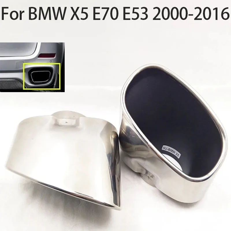For BMW X5 E70 E53 2000-2016 Car Exhaust Tailpipe Muffler Tube Stainless Steel Racing Chrome Silver Replacement Accessories
For BMW X5 E70 E53 2000-2016 Car Exhaust Tailpipe Muffler Tube Stainless Steel Racing Chrome Silver Replacement Accessories
