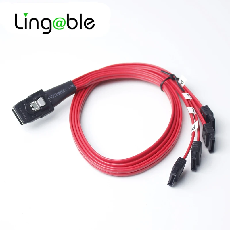Lingable Mini SAS 36-контактный (SFF-8087) хост/контроллер «папа» на 4 SATA 7-контактный целевой/задний кабель Серверный кабель Raid 0,5 м
Lingable Mini SAS 36-контактный (SFF-8087) хост/контроллер «папа» на 4 SATA 7-контактный целевой/задний кабель Серверный кабель Raid 0,5 м