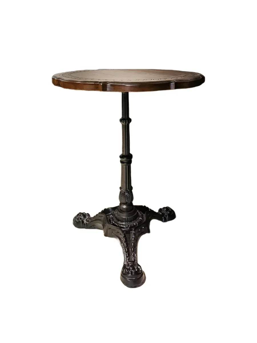 Hot salesRetro solid wood wrought iron coffee table American round table medieval furniture loft wind style flower table dessert
Hot salesRetro solid wood wrought iron coffee table American round table medieval furniture loft wind style flower table dessert