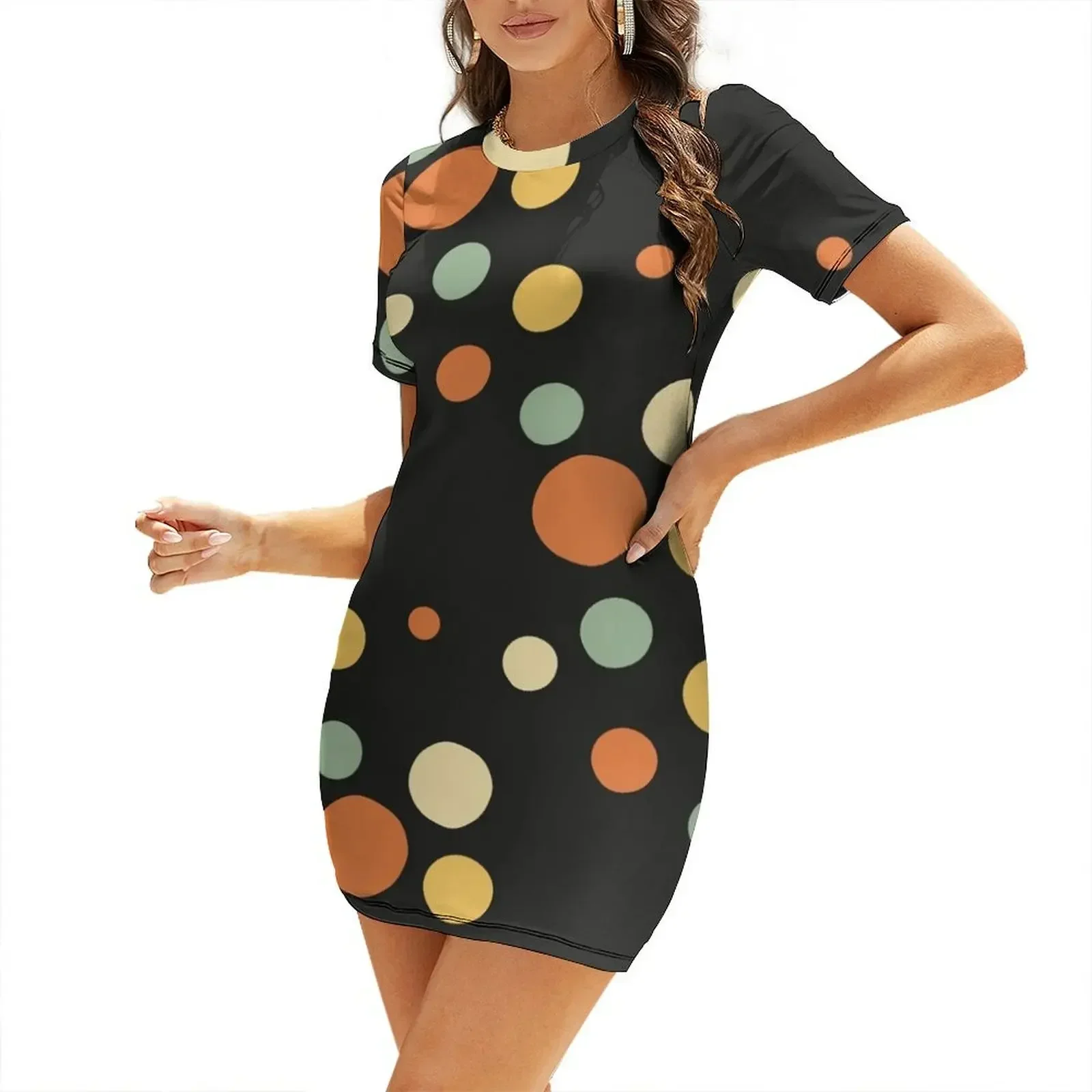 Black polka dots pattern Short-Sleeved Dress luxury evening dresses for women 2026 summer dress for women 2026 Female clothing
Black polka dots pattern Short-Sleeved Dress luxury evening dresses for women 2026 summer dress for women 2026 Female clothing