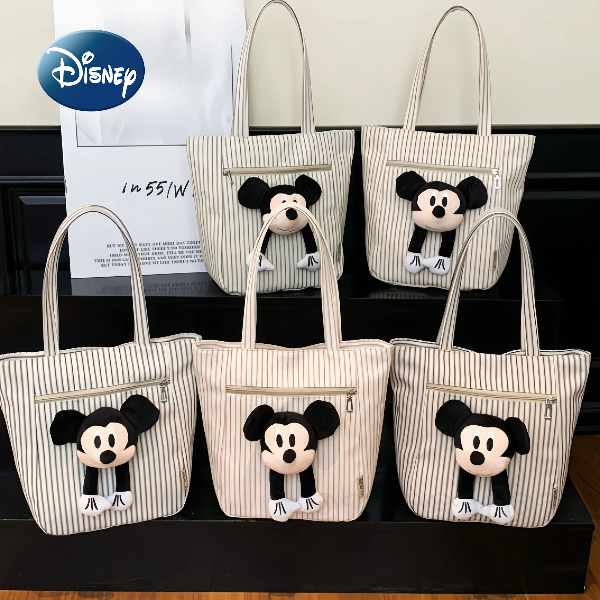 Disney Mickey New Women's Handbag Large Capacity Women's Shoulder Bag Cartoon Cute Fashion Casual Storage Doll Women's Bag
Disney Mickey New Women's Handbag Large Capacity Women's Shoulder Bag Cartoon Cute Fashion Casual Storage Doll Women's Bag