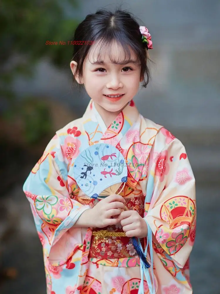 2026 japanese traditional dress vintage kimono robe national flower print kimono yukata children cosplay stage performing dress
2026 japanese traditional dress vintage kimono robe national flower print kimono yukata children cosplay stage performing dress