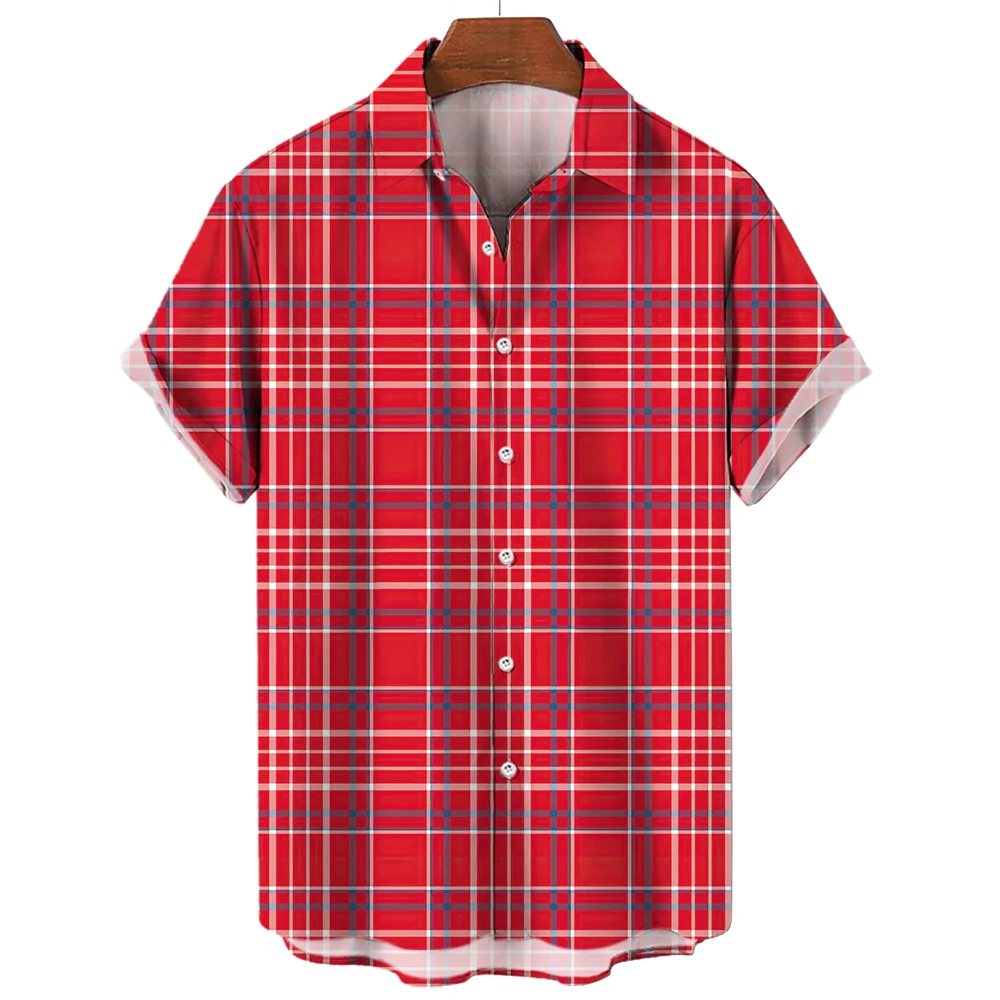 Harajuku Summer Men's Hawaiian Shirt Striped Plaid 3D Printed Men's Shirt Unisex Street Leisure Beach Short Sleeve Shirt Top
Harajuku Summer Men's Hawaiian Shirt Striped Plaid 3D Printed Men's Shirt Unisex Street Leisure Beach Short Sleeve Shirt Top