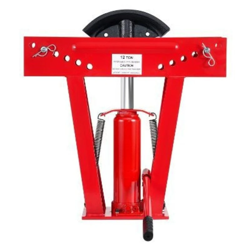 Hydraulic Pipe Bender, 12 Ton Manual Copper Exhaust Pipe Bending Machine with 6 Dies (1/2" - 2") and 90 - 180° Adjustable Rollers, Heavy-Duty Pipe Tube Bender for Piping Railing Construction
Hydraulic Pipe Bender, 12 Ton Manual Copper Exhaust Pipe Bending Machine with 6 Dies (1/2" - 2") and 90 - 180° Adjustable Rollers, Heavy-Duty Pipe Tube Bender for Piping Railing Construction
