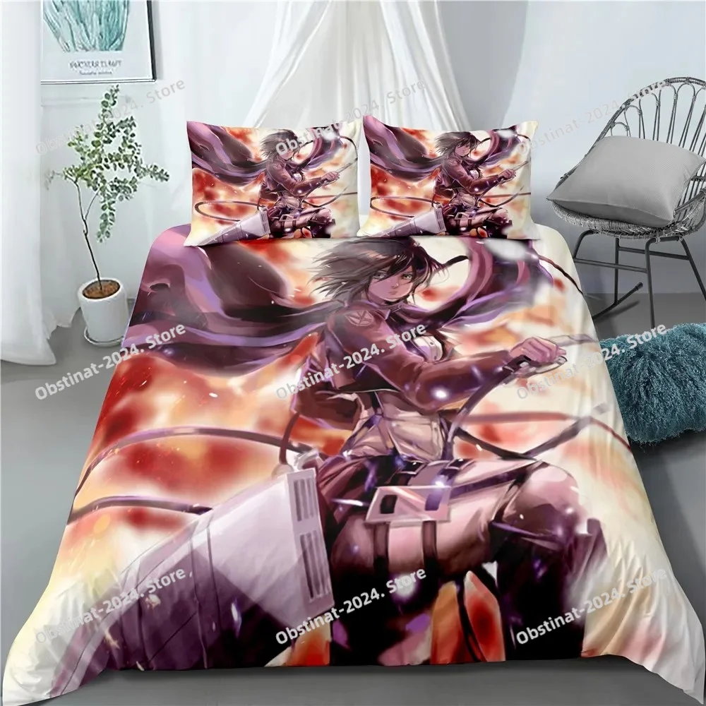 Fashion Anime Attack On Titan Home Textile Pillow Case 3D Bed Linen Duvet Covers Kids Comforter Bedding Sets For Home Textiles
Fashion Anime Attack On Titan Home Textile Pillow Case 3D Bed Linen Duvet Covers Kids Comforter Bedding Sets For Home Textiles