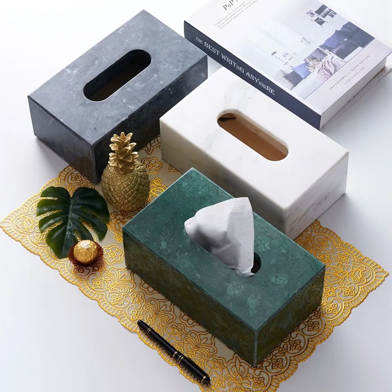 Nordic natural marble box tissue box home hotel modern light luxury Nordic ornament pumping box
Nordic natural marble box tissue box home hotel modern light luxury Nordic ornament pumping box