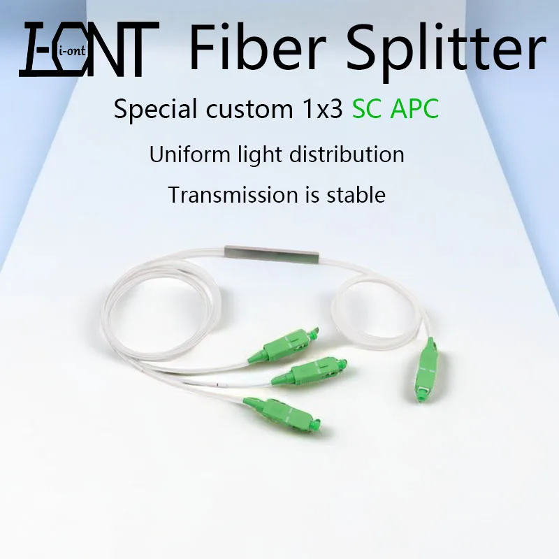 Fiber Optic PLC Splitter 1x3 SC/APC Mini Special 1*3 SC APC Connector Single-Mode Fiber Splitter FTTH Free Shipping
Fiber Optic PLC Splitter 1x3 SC/APC Mini Special 1*3 SC APC Connector Single-Mode Fiber Splitter FTTH Free Shipping