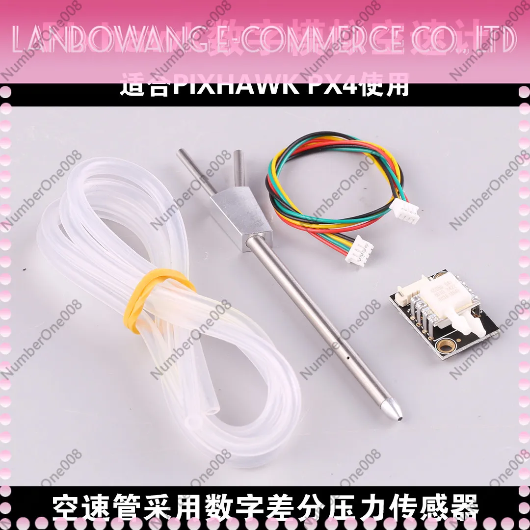 Airspeed Sensor Pitot Tube Differential Pressure Sensor Digital Analog for PX4 Fixed Wing Survey
Airspeed Sensor Pitot Tube Differential Pressure Sensor Digital Analog for PX4 Fixed Wing Survey