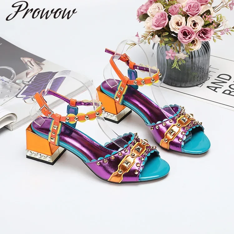New Sheepskin Thick Heel Women's Sandals Sexy Nightclub Middle Heel Sandals Summer Sandals Woman Sandalias De Mujer
New Sheepskin Thick Heel Women's Sandals Sexy Nightclub Middle Heel Sandals Summer Sandals Woman Sandalias De Mujer