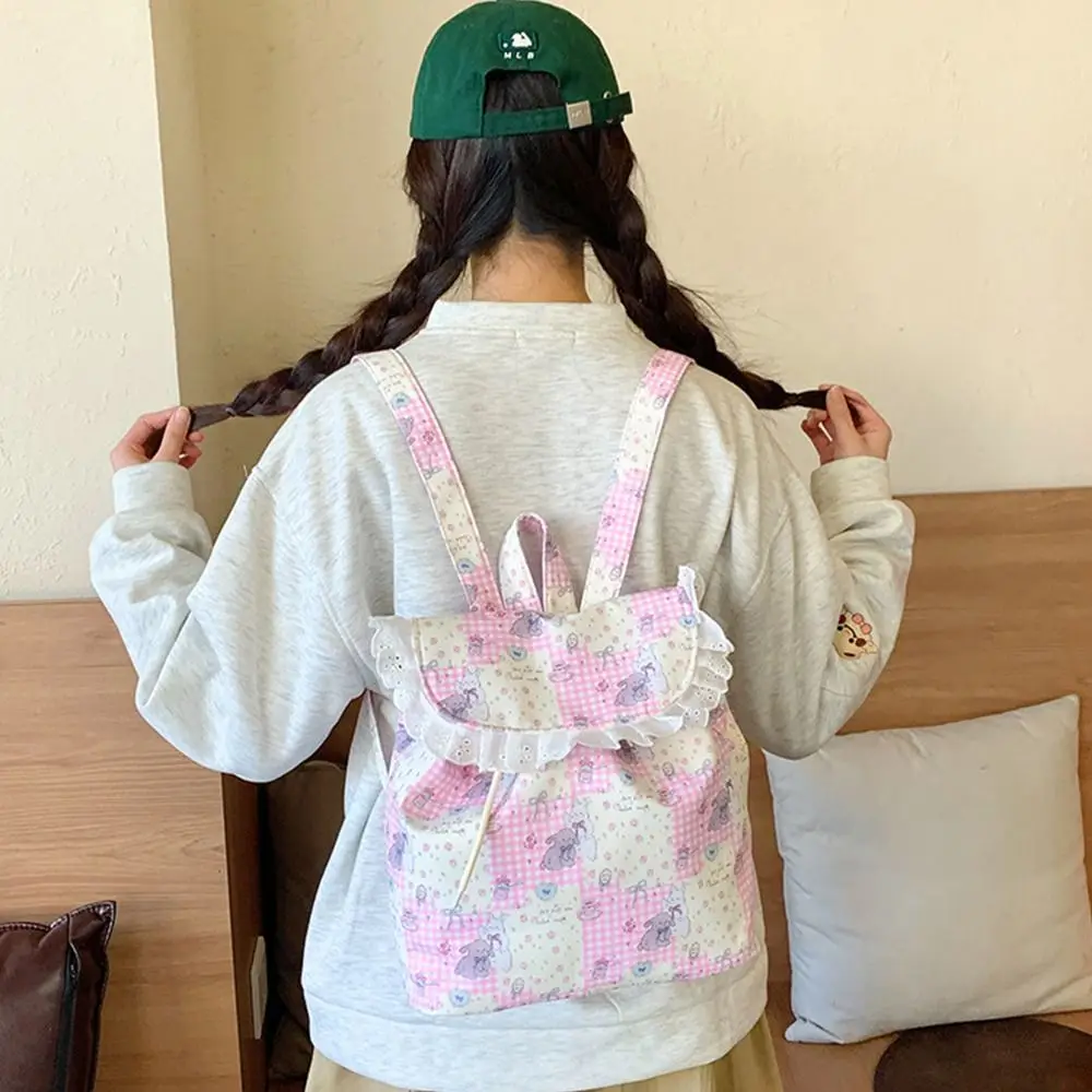 New Kawaii Ruffles Backpack Cute Outdoor Drawstring Backpack Casual Sweet Travel Schoolbag for Girls
New Kawaii Ruffles Backpack Cute Outdoor Drawstring Backpack Casual Sweet Travel Schoolbag for Girls