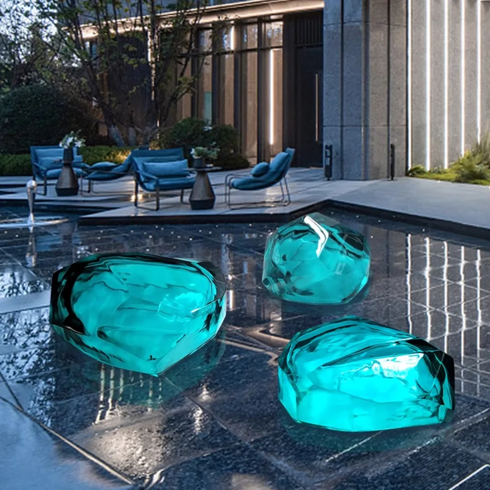 Transparent resin landscape stone sculpture hotel sales office villa courtyard pool large floor soft decoration ornament
Transparent resin landscape stone sculpture hotel sales office villa courtyard pool large floor soft decoration ornament