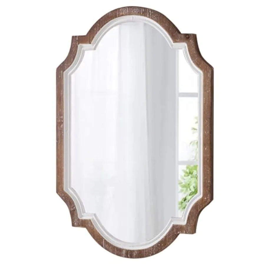 Farmhouse Small Oval Mirrors for Wall 16 X 22 Inch, Hanging Vintage Oval Mirrors for Bathroom, Distressed White Rustic Wood Fra
Farmhouse Small Oval Mirrors for Wall 16 X 22 Inch, Hanging Vintage Oval Mirrors for Bathroom, Distressed White Rustic Wood Fra